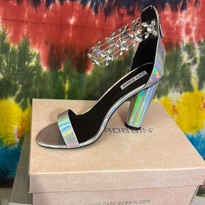 *New* Cape Robbin Women's Holographic Heeled Sandals